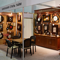 Интерьерные часы Mado на выставке Moscow Watch Expo 2013.